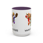 Taza de café conmemorativa del Mundial, para los aficionados al fútbol.