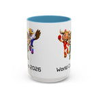 Taza de café conmemorativa del Mundial, para los aficionados al fútbol.