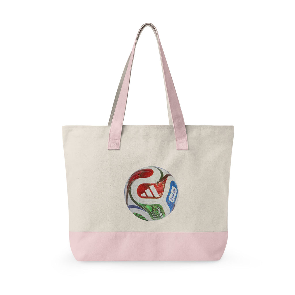 Bolso tote de lona con cremallera y trío de mascotas.