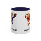 Taza de café conmemorativa del Mundial, para los aficionados al fútbol.