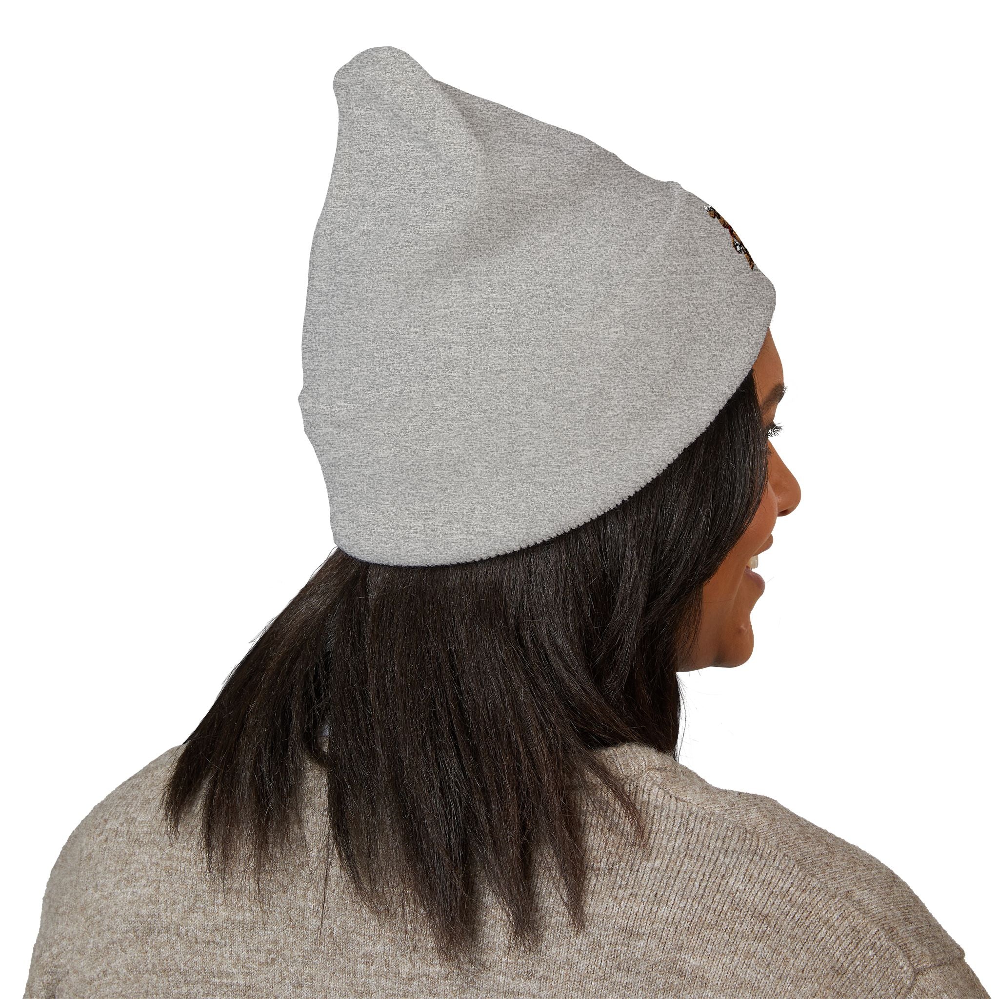 Gorro con las mascotas del Futbol. Gorro con vuelta bordado.