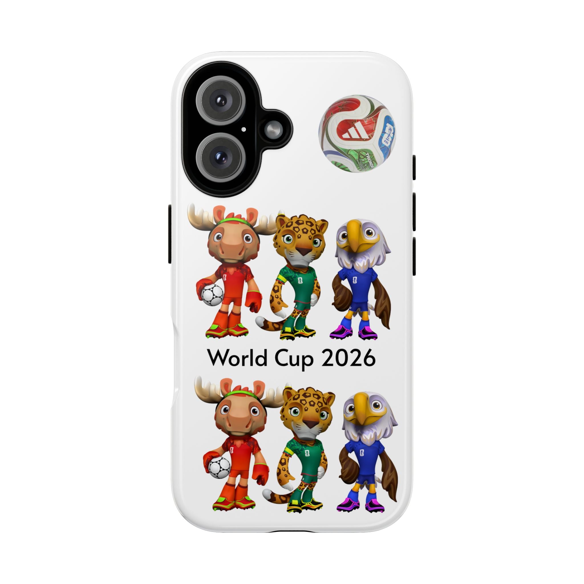 Funda para teléfono de la mascota. Personajes de dibujos animados de equipos de fútbol