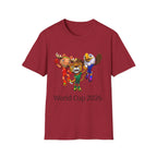 Camiseta unisex, regalo para amantes del fútbol.