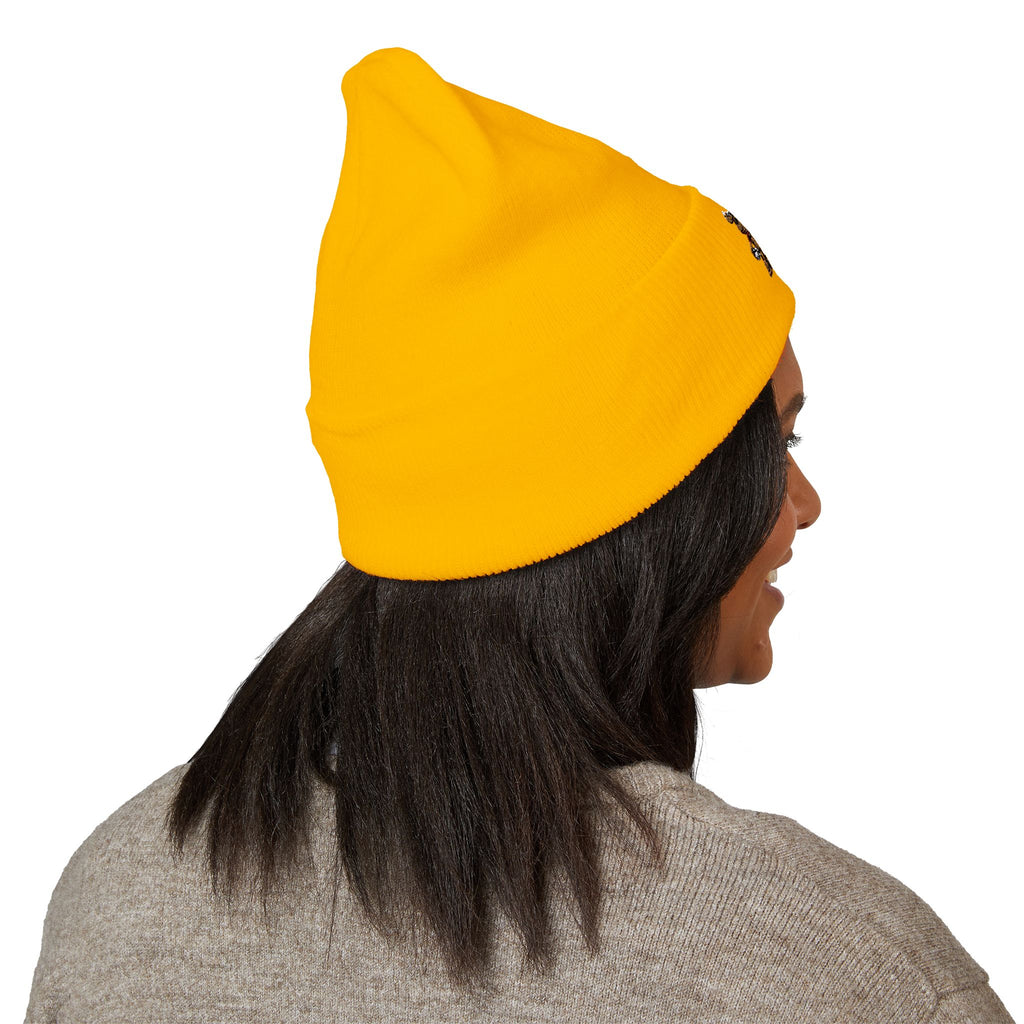 Gorro con las mascotas del Futbol. Gorro con vuelta bordado.