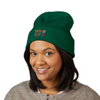 Gorro con las mascotas del Futbol. Gorro con vuelta bordado.