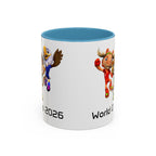 Taza de café conmemorativa del Mundial, para los aficionados al fútbol.