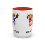 Taza de café conmemorativa del Mundial, para los aficionados al fútbol.
