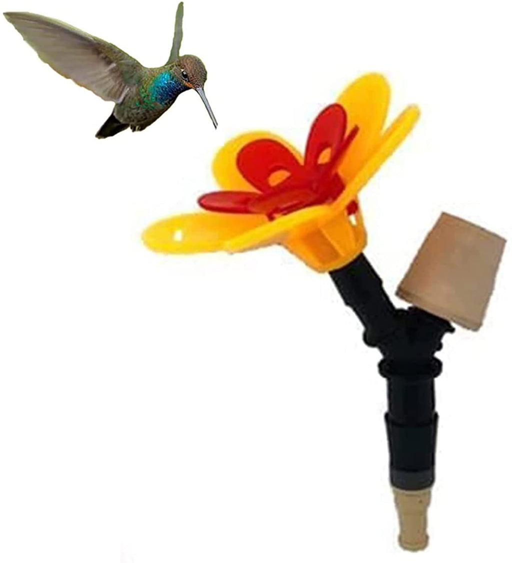 Comedero decorativo para pájaros con forma de botella de vino para jardín o patio al aire libre