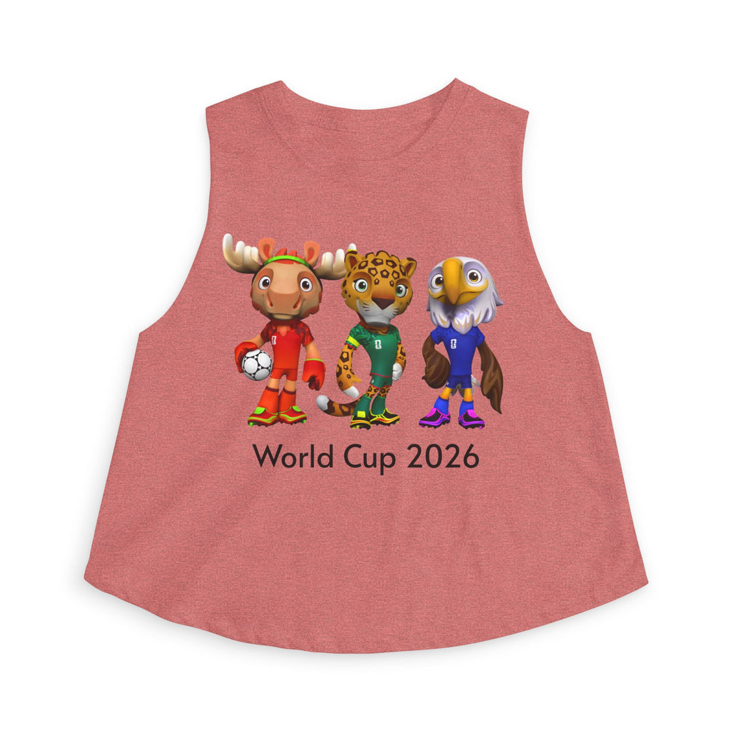 Crop Top de las Mascotas. Camiseta sin mangas para aficionadas al fútbol