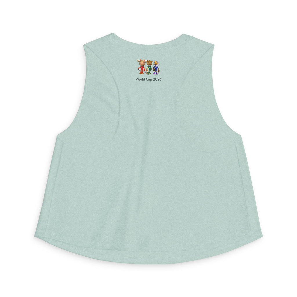 Crop Top de las Mascotas. Camiseta sin mangas para aficionadas al fútbol