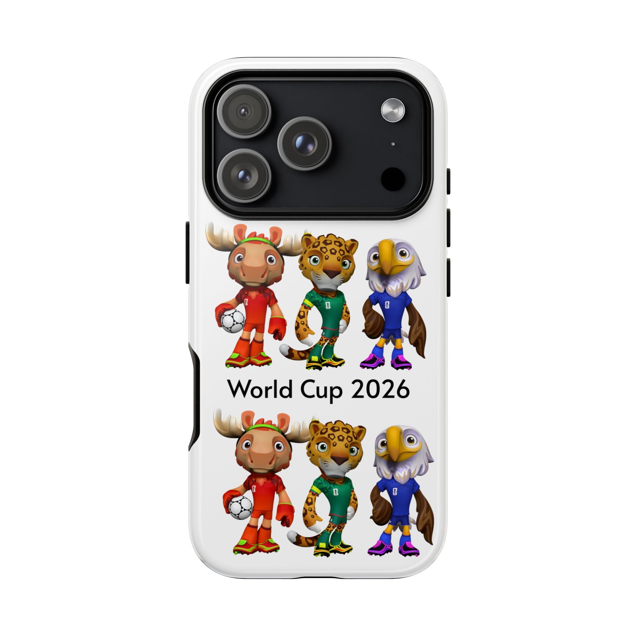 Funda para teléfono de la mascota. Personajes de dibujos animados de equipos de fútbol