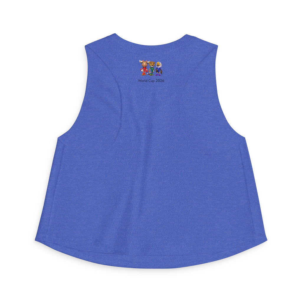 Crop Top de las Mascotas. Camiseta sin mangas para aficionadas al fútbol