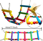 7 piezas de accesorios para jaulas de pájaros.