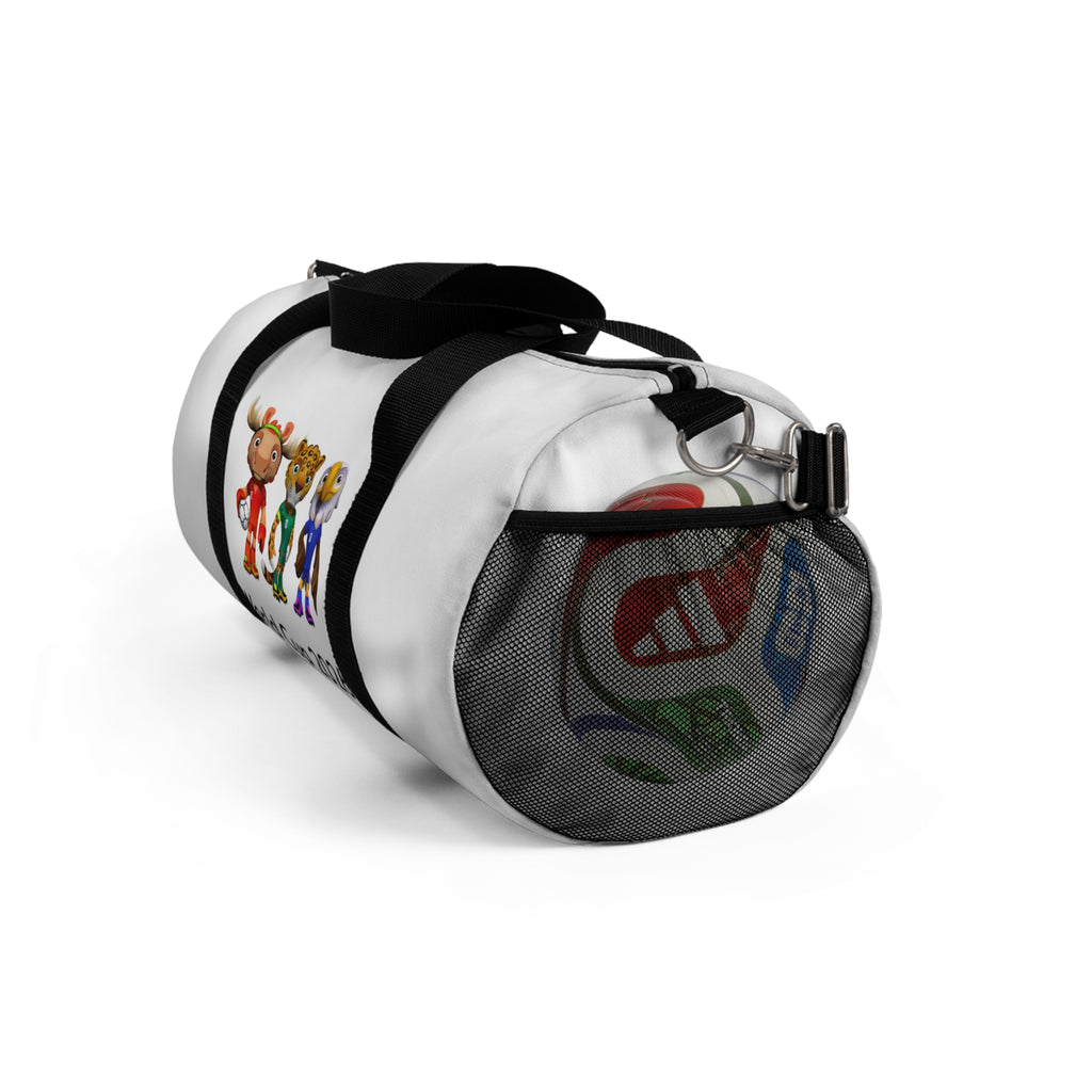 Bolsa de lona de mascota. Bolsa deportiva de viaje y gimnasio para aficionados al futbol