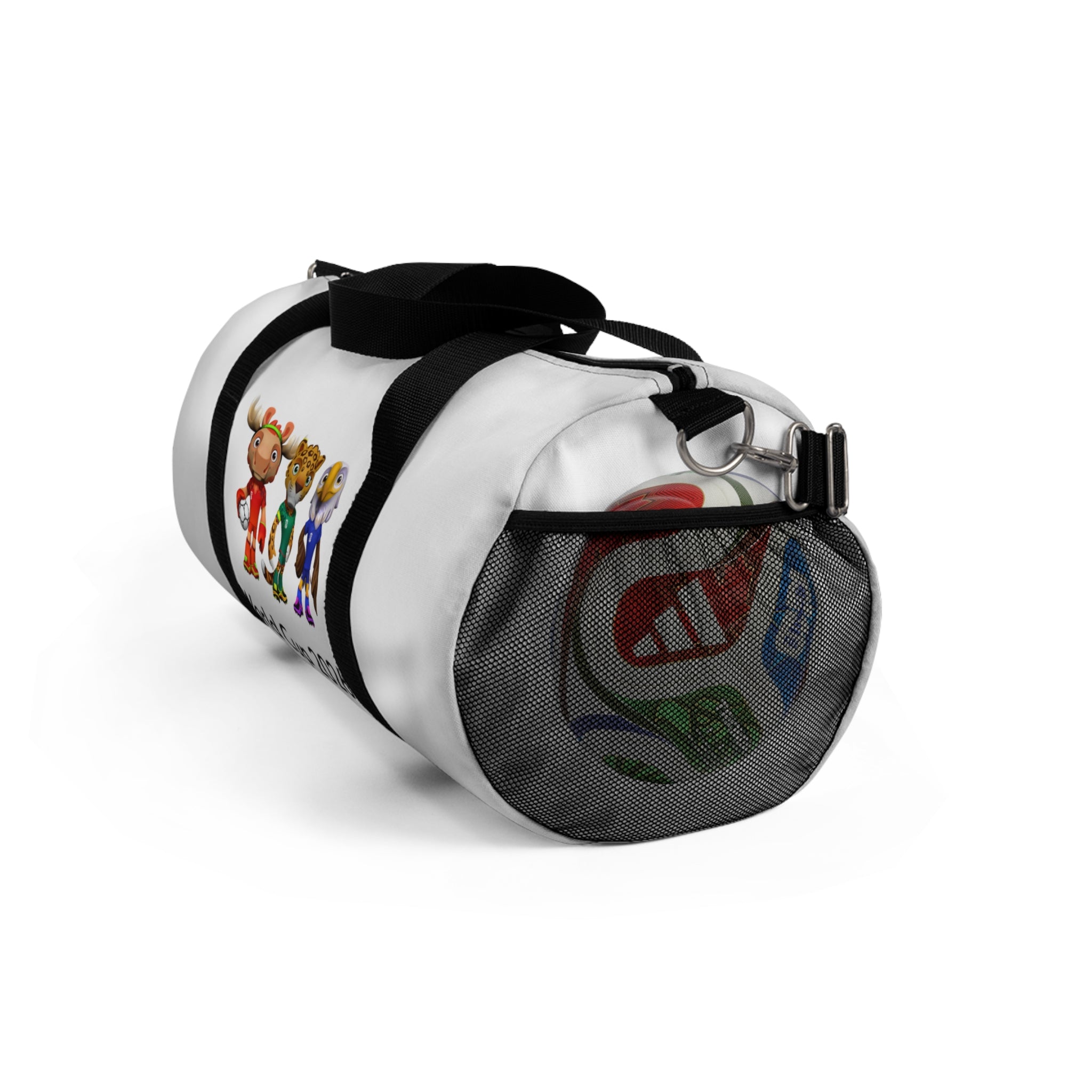 Bolsa de lona de mascota. Bolsa deportiva de viaje y gimnasio para aficionados al futbol