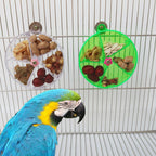 Rueda de viento acrílica para pájaros de juguete.