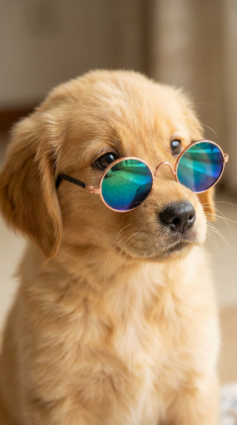 Gafas de sol para gatos, con personalidad excéntrica.