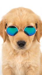 Gafas de sol para gatos, con personalidad excéntrica.