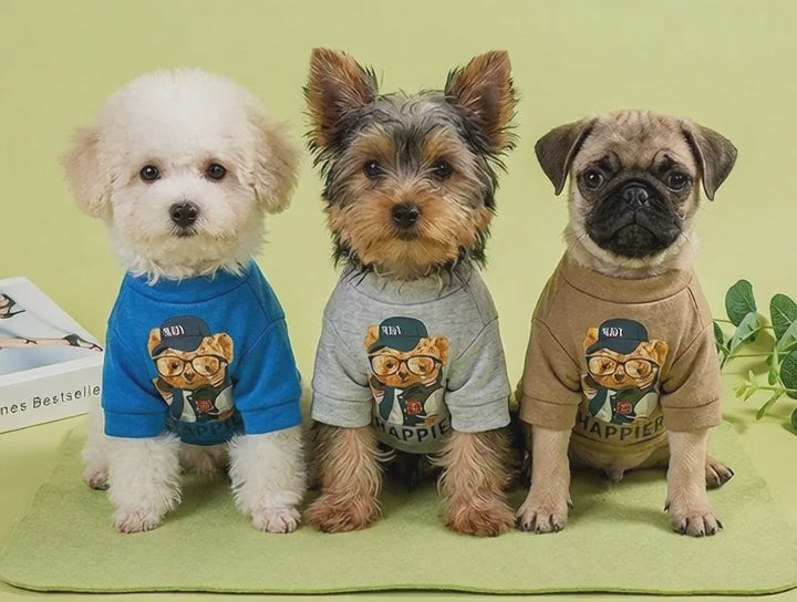 Ropa fina de verano para perros pequeños y cachorros.
