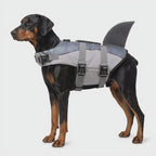 Chaleco salvavidas ligero y ajustable para perros medianos y grandes, de alta flotabilidad.