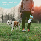 Botella de agua 2 en 1 para perros